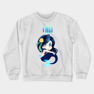 Virgo Damselfish Mermaid Crewneck Sweatshirt